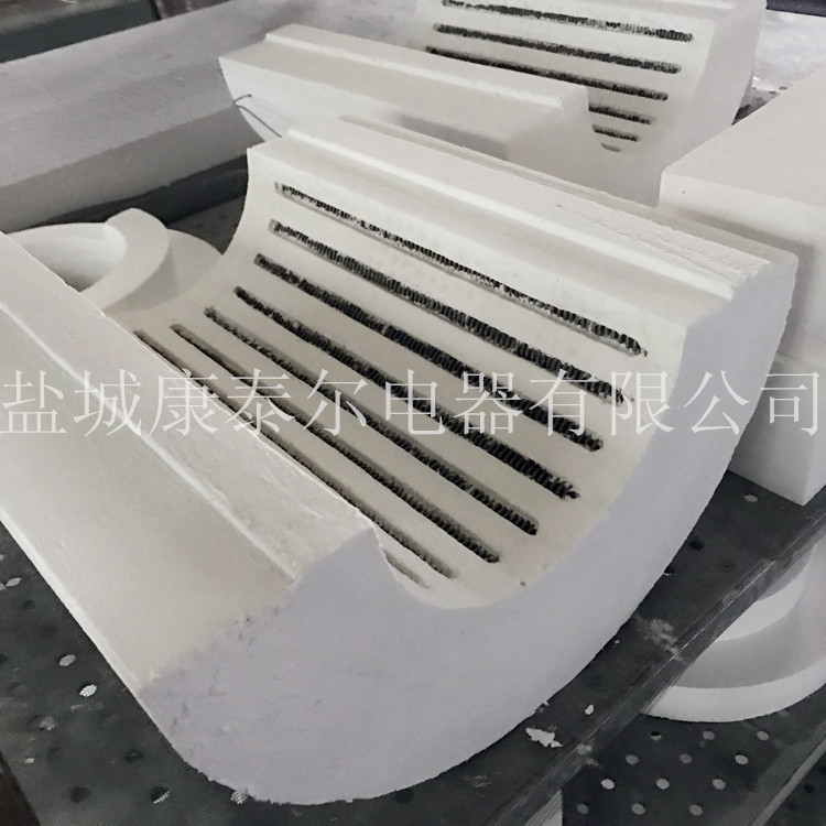 內(nèi)膽圓形陶瓷纖維爐膛加熱器